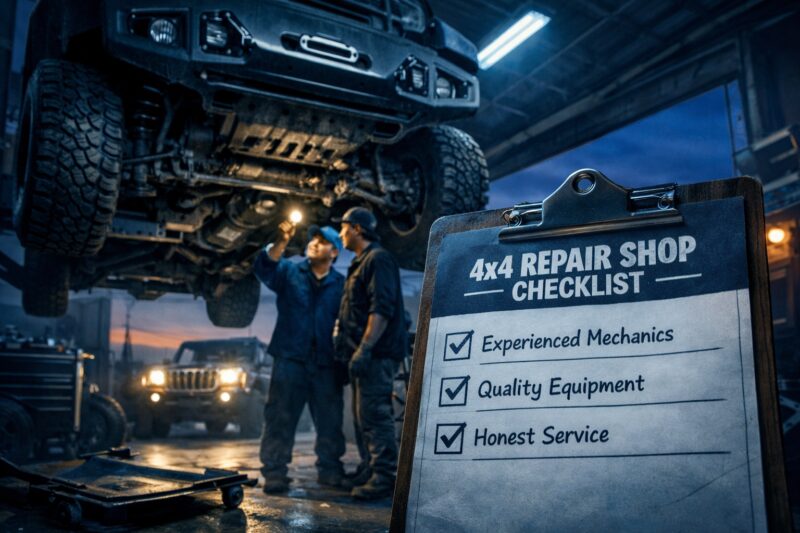 4×4 Repair Shop Checklist to Choose the Right Mechanic