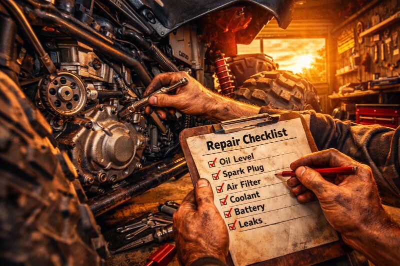 ATV Engine Repair: Quick Checklist Before You Book Service