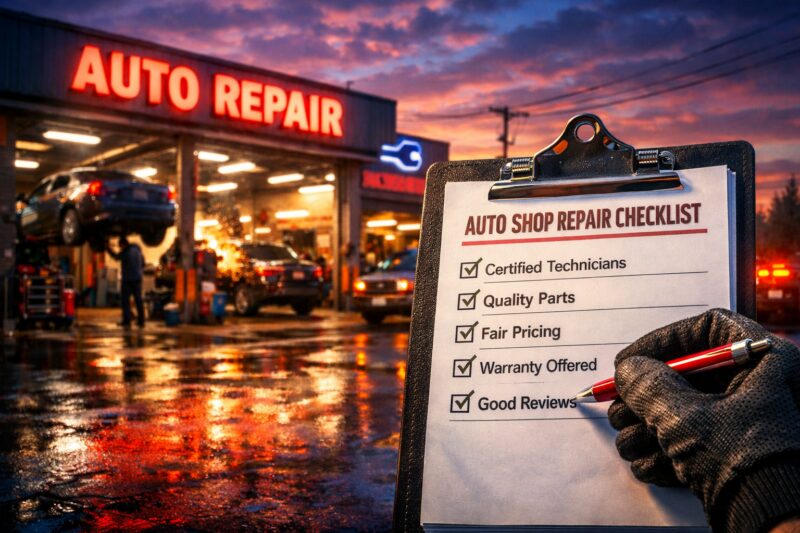 Auto Shop Finder Checklist for Fast, Reliable Repairs
