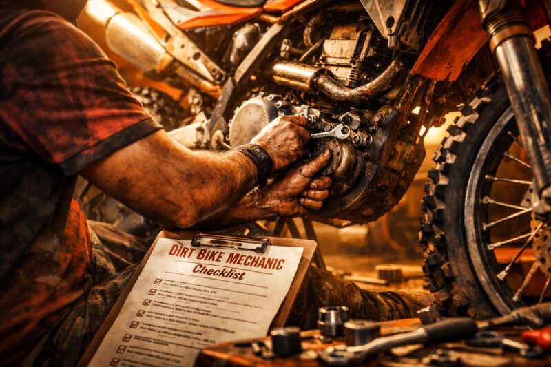 Dirt Bike Mechanic Checklist to Get Fast, Reliable Repairs