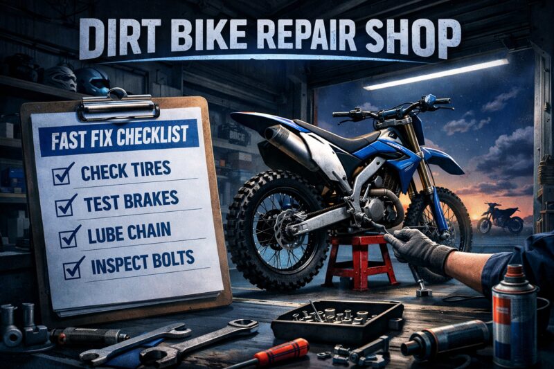 Dirt Bike Repair Shop: Fast Fix Checklist Before You Ride
