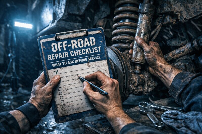 Off-Road Repair Checklist: What to Ask Before Service