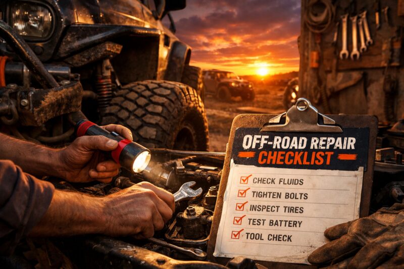 Off-Road Vehicle Repair Checklist for Faster Job Success