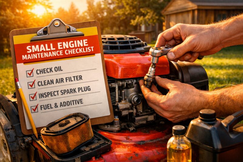 Small Engine Maintenance Checklist for Reliable Starts and Less Wear